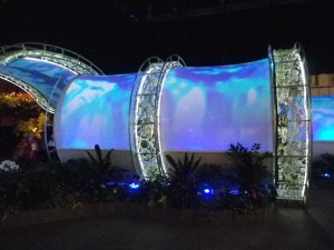 entrance to the Flower Show