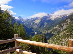 view into the Trenta valley