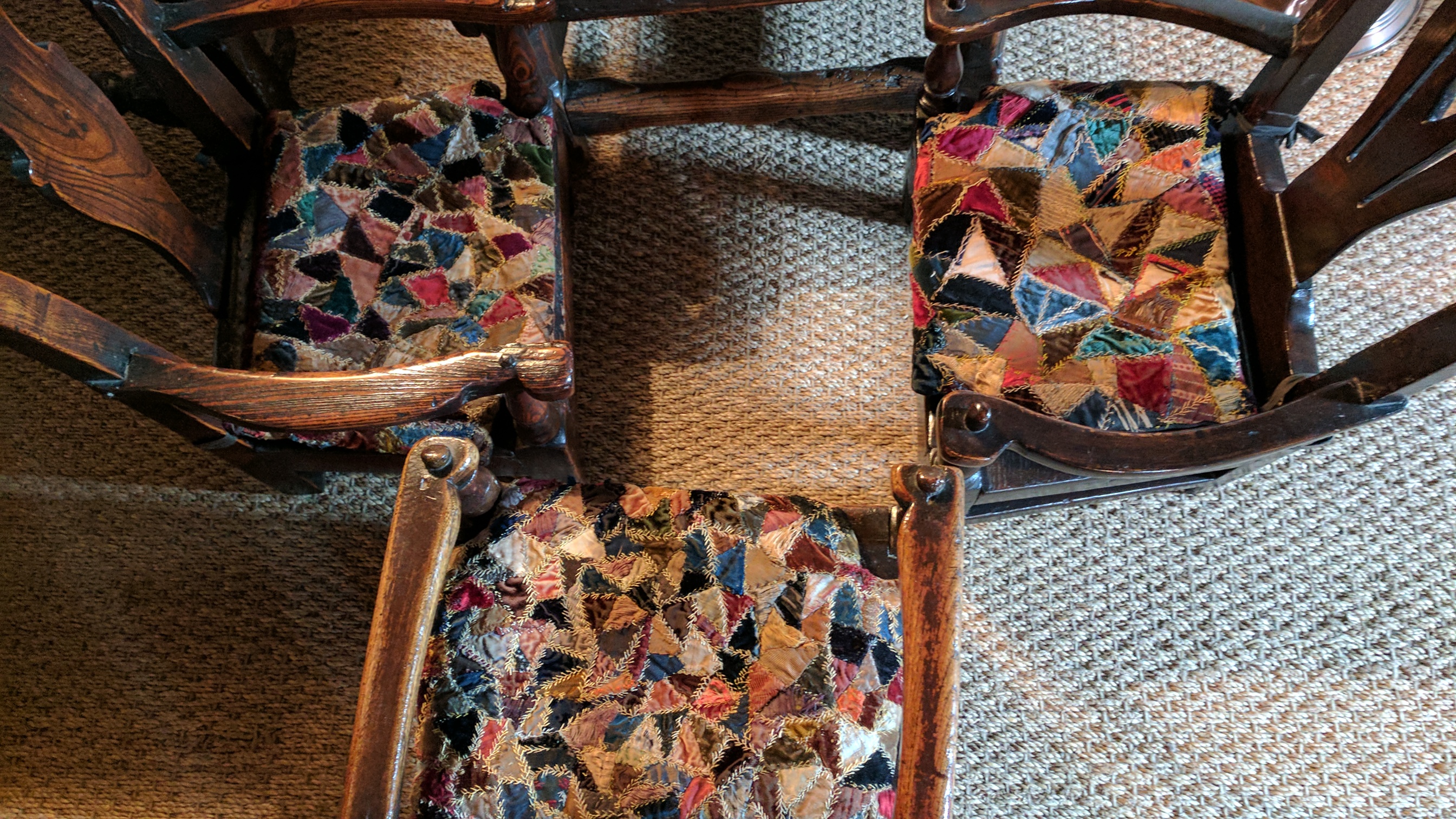 crazy quilt chairs